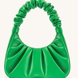 Pre- Loved JW Pei Gabbi Ruched Hobo Handbag - Grass Green
